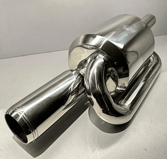 Honda VTEC krom twinloop egzoz paslanmaz çelik egzoz — 1