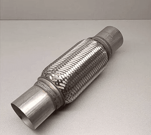 51x150 mm İnterlock İç Yapılı Egzoz Spirali – Çelik Örgü, Universal Uyumlu, — 1