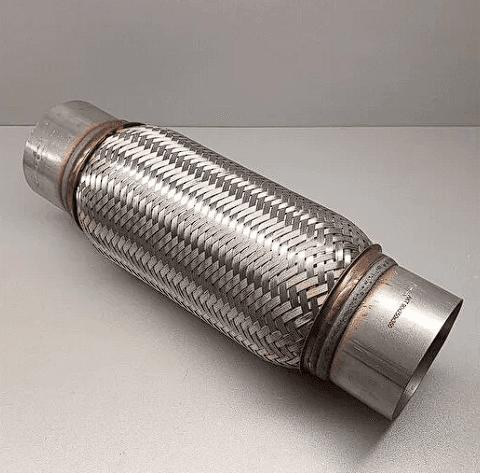 90x250 mm İnterlock Egzoz Spirali – Çelik Örgü, Uzun Ömürlü, Titreşim Önleyici Bağlantı — 1