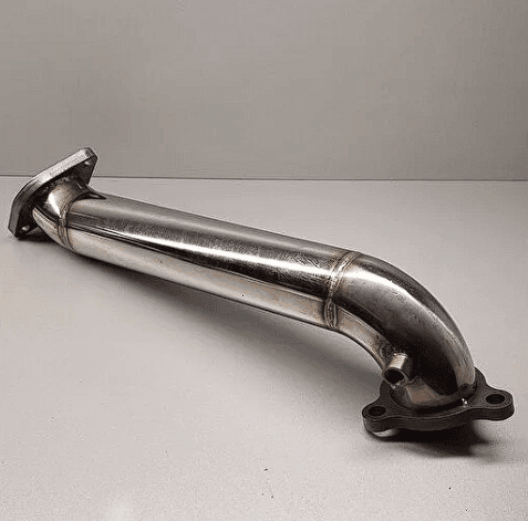 Mitsubishi L200 downpipe performans egzoz dpf iptali krom paslanmaz çelik — 1